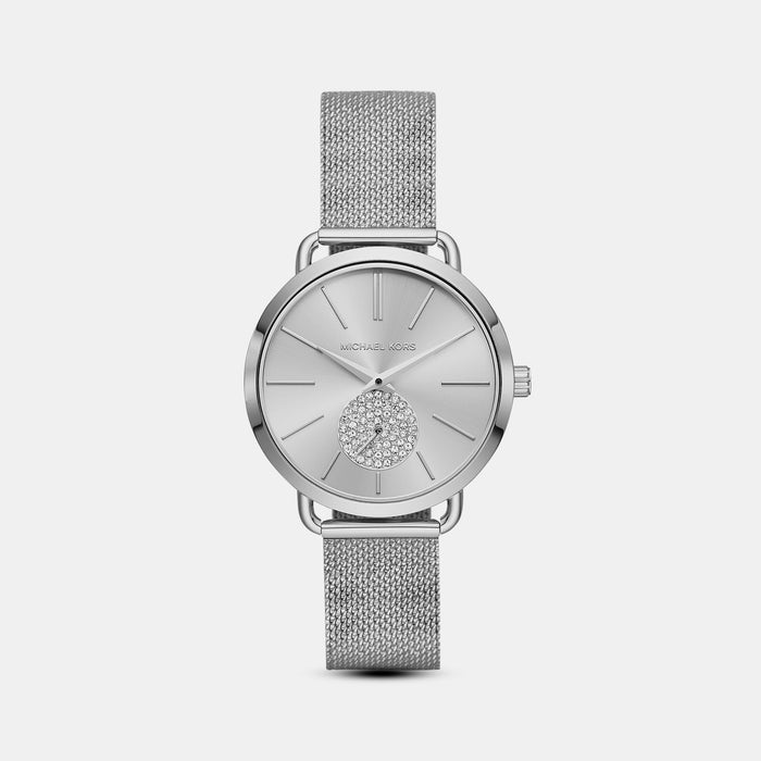 Michael Kors Round Silver Analog watch
