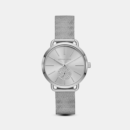 Michael Kors Round Silver Analog watch