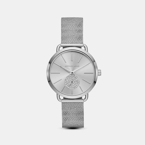 Michael Kors Round Silver Analog watch