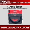 PRS Classic instrument cable retail package, 10 ft straight-to-straight.