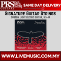 PRS Signature custom light electric guitar strings pack, 9.5-44 gauge, “Signature”.