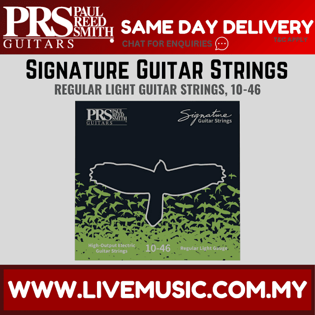 PRS Signature electric guitar strings pack, regular light gauge 10-46