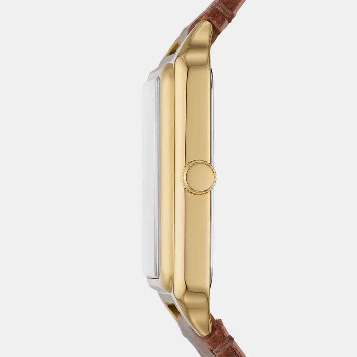 Fossil Women Rectangular Mother Of Pearl watch