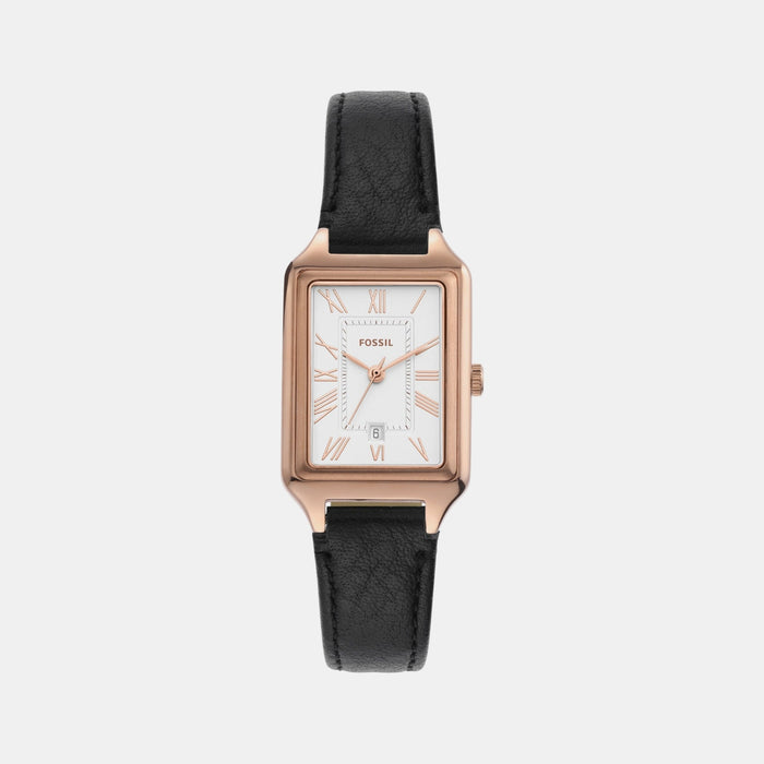Raquel Women Quartz White Dial Analog Leather Watch ES5310
