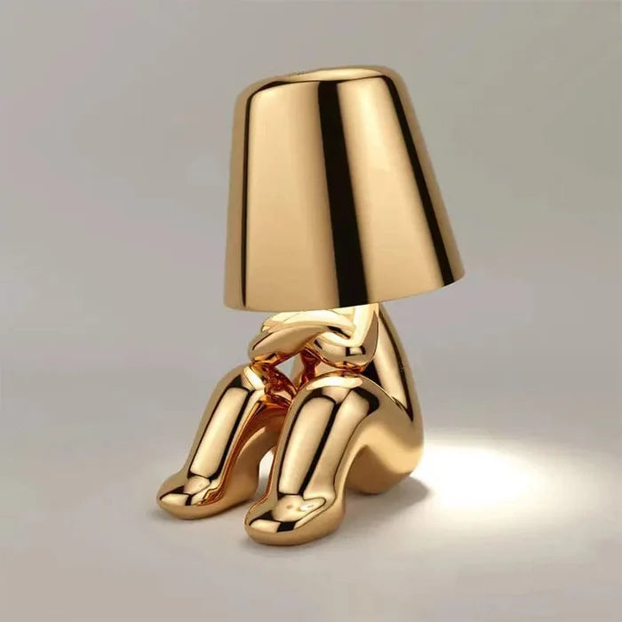 SearchFindOrder Thinkers lamp 05 Resin LED Table Lamp Cartoon Thinker Design