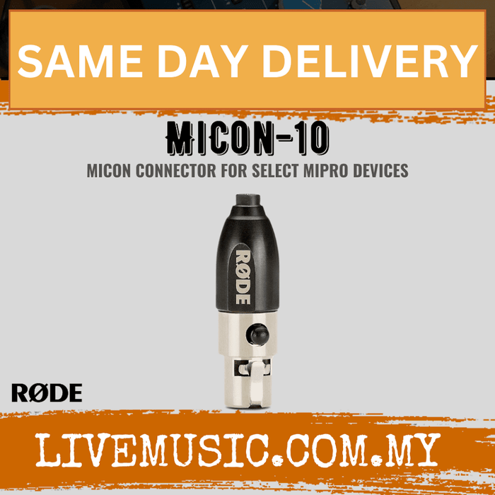 Rode MiCon-10 connector for select MIPRO devices