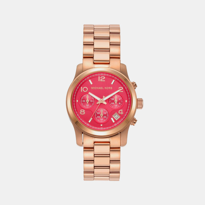 Michael Kors Round Pink Chronograph watch