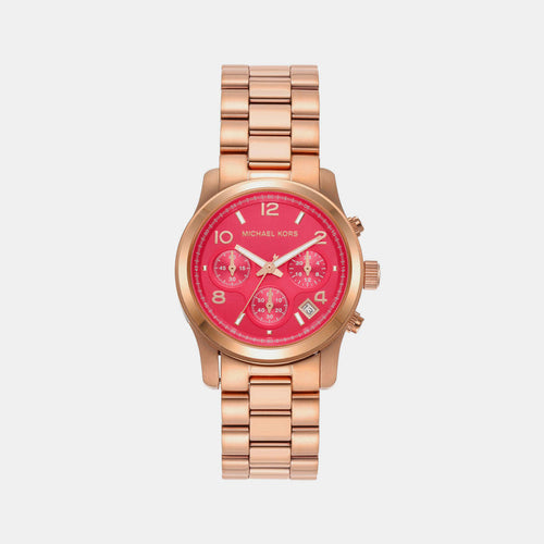 Michael Kors Round Pink Chronograph watch