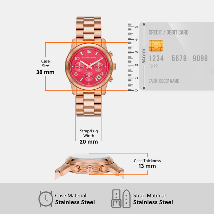 Michael Kors Stainless Steel Round watch