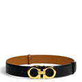 Salvatore Ferragamo Gancini Reversible Leather Belt 28 INCH 70CM