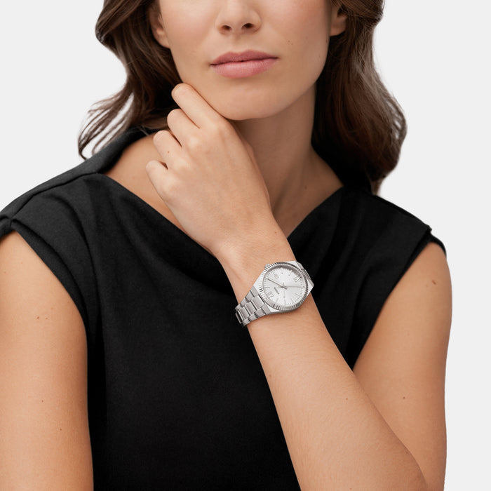 Fossil Rectangular Quartz Analog Women watch