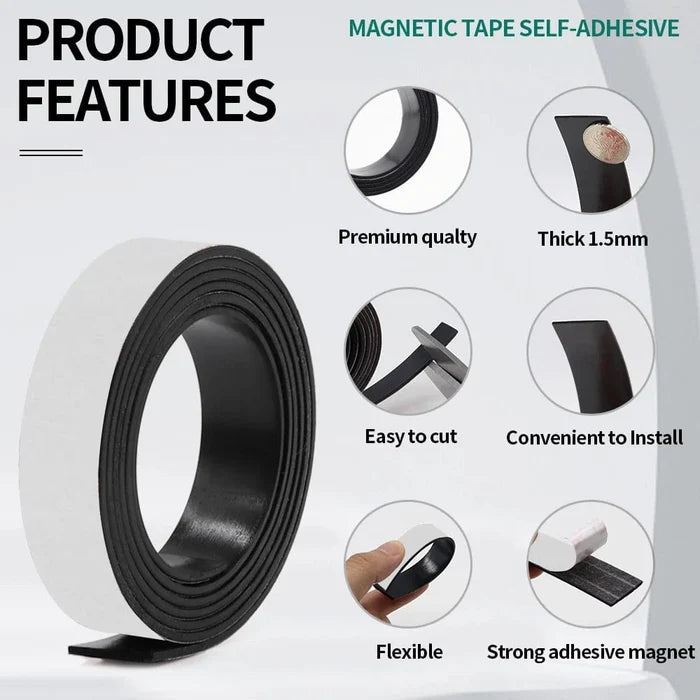 SearchFindOrder Self Adhesive Flexible Magnetic Tape