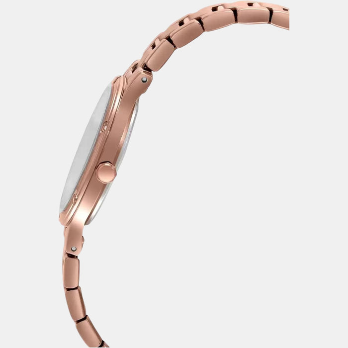 Sheen Women Quartz Pink Dial Analog Stainless Steel Watch SH206