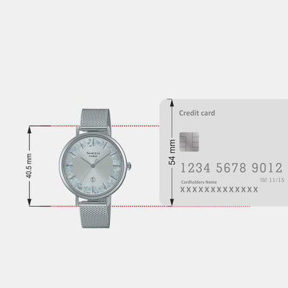 Casio 40 mm Silver Quartz watch