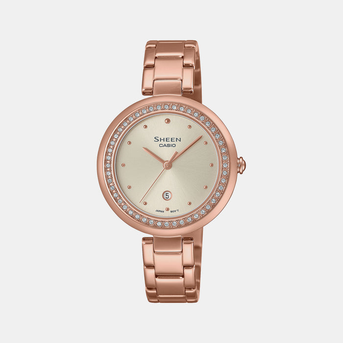 Casio Round Silver Analog watch