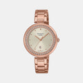 Casio Round Silver Analog watch