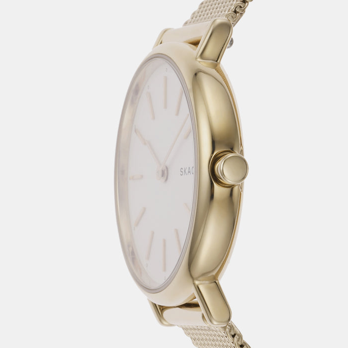 Skagen Brass Round watch