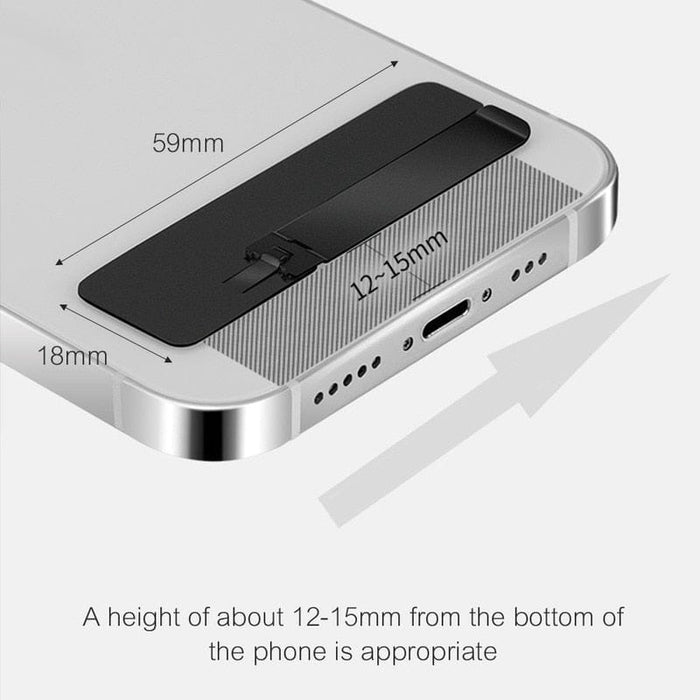 SearchFindOrder Sleek Fold Metal Mobile Phone Holder Stand