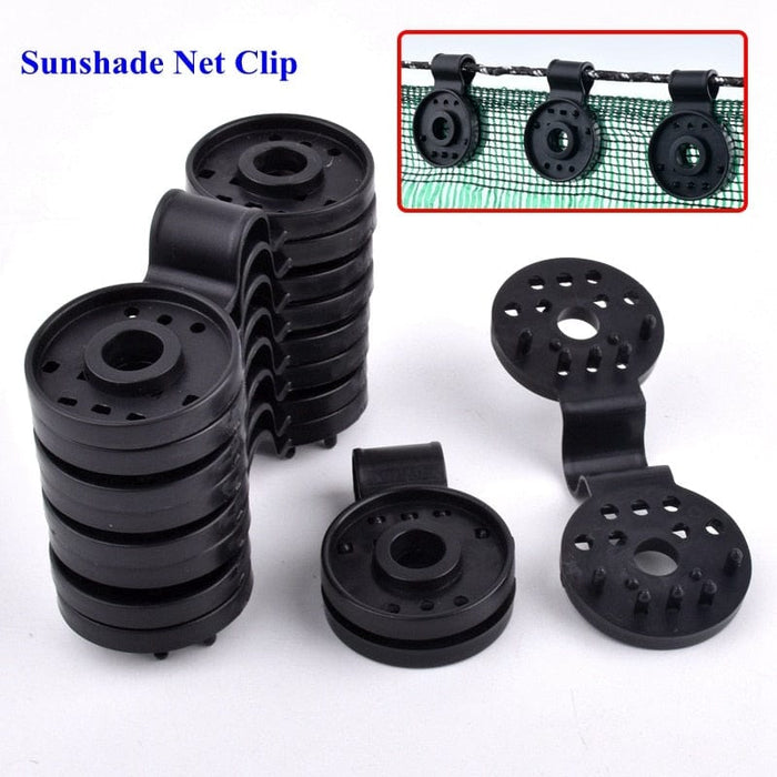 Sun guard fasten clips for garden and greenhouse shades