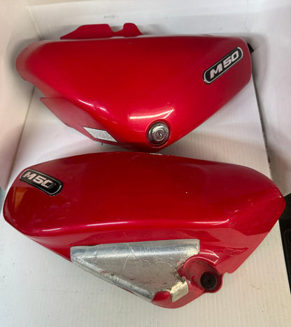 Suzuki VZ800 M50 Blvd Red Side Covers