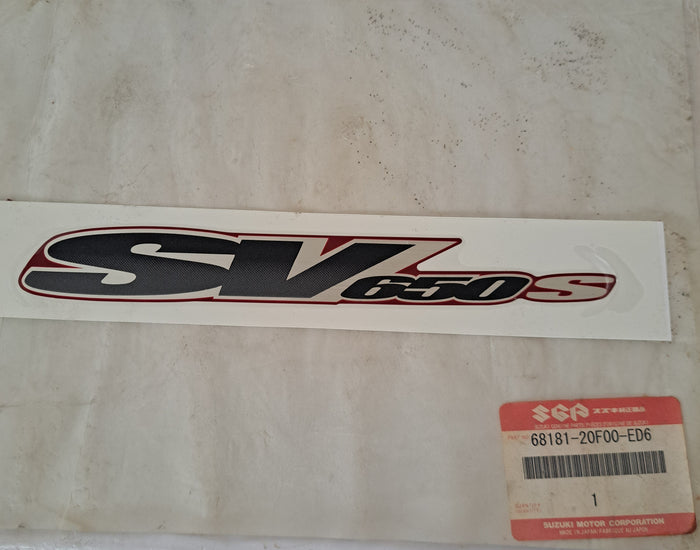 SV650S Fairing Decal 68181-20F00-ED6