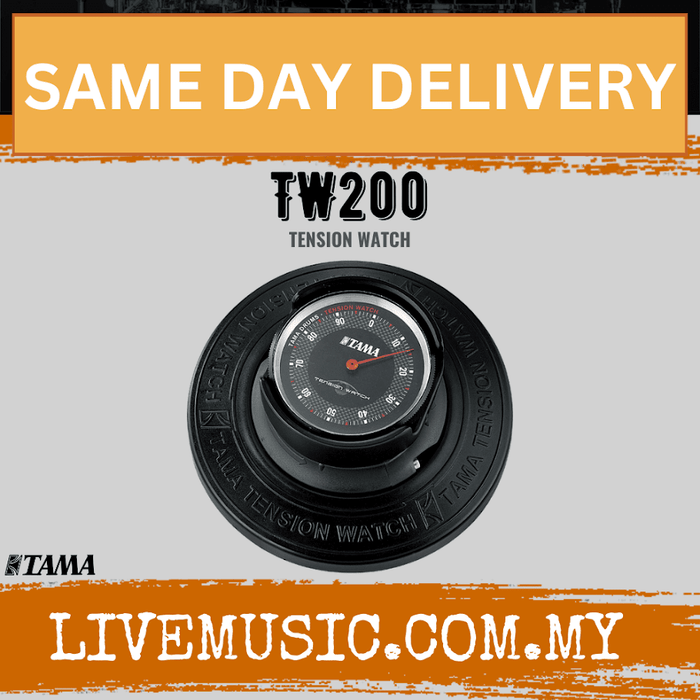 Tama TW200 tension watch with black removable bumper and round dial bezel