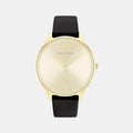 Calvin Klein Round Yellow Analog watch