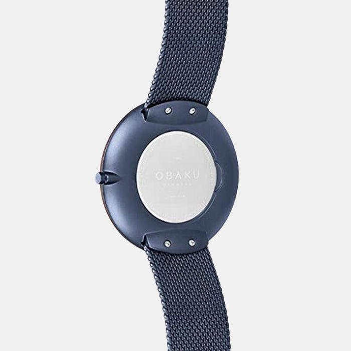 Trae Marine Women Quartz Blue Dial Analog Stainless Steel Watch V245GXLLML