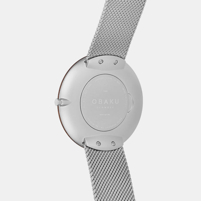 Obaku Stainless Steel Silver watch