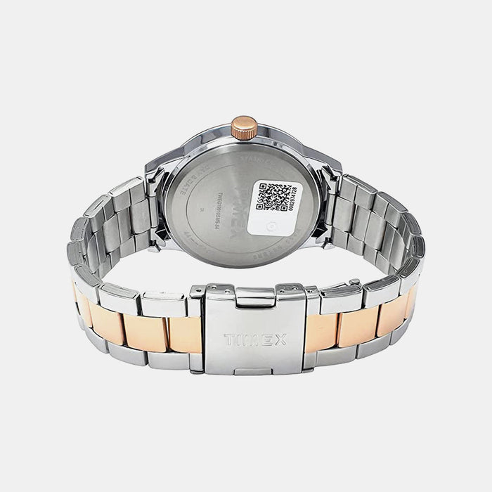 Trendline Men Quartz Black Dial Multi-Function Stainless Steel Watch TWEG19910