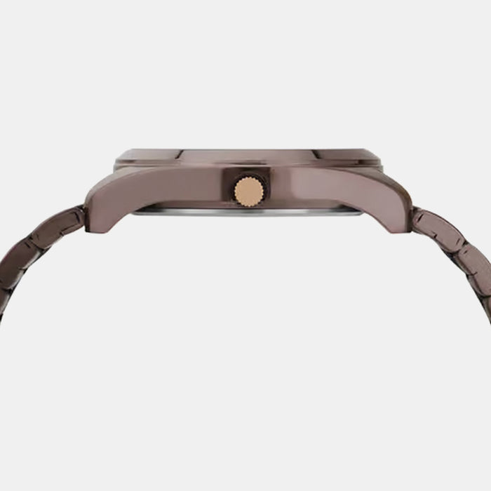 Trendline Men Quartz Brown Dial Analog Stainless Steel Watch TWTG10406