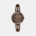 Trendline Women Quartz Brown Dial Analog Brass Watch TWTL10313