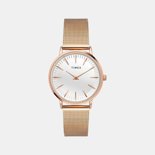 Trendline Women Quartz White Dial Analog Stainless Steel Watch TWEL15606