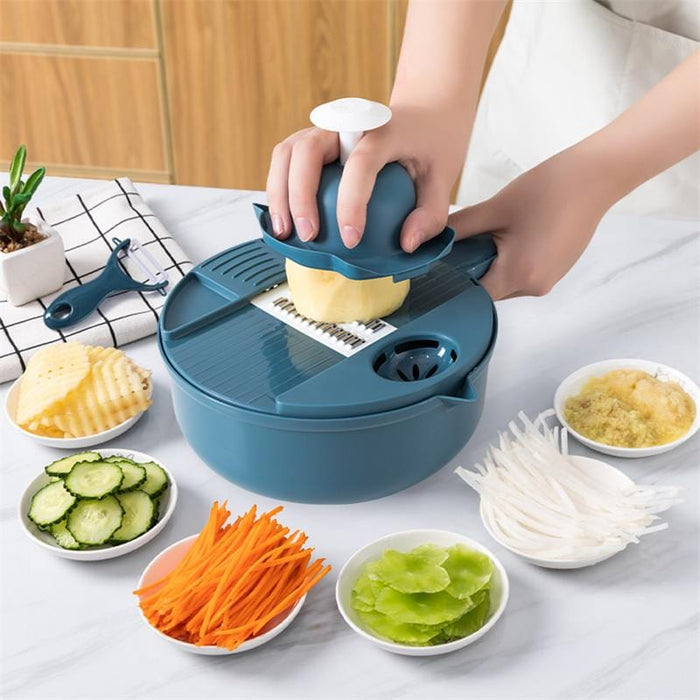 6-in-1 multifunctional vegetable chopper