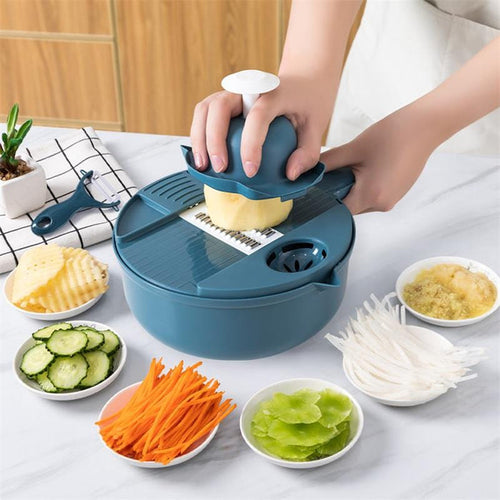 6-in-1 multifunctional vegetable chopper