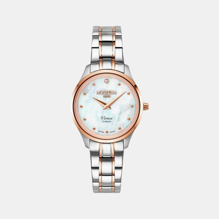 Female Blue Analog Stainless Steel Watch 601857 49 89 20