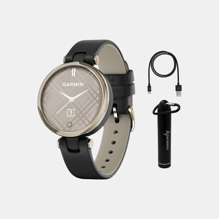garmin-cream-gold-leather-power-bank-digital-unisex-watch-lily-creamgold-black-leather
