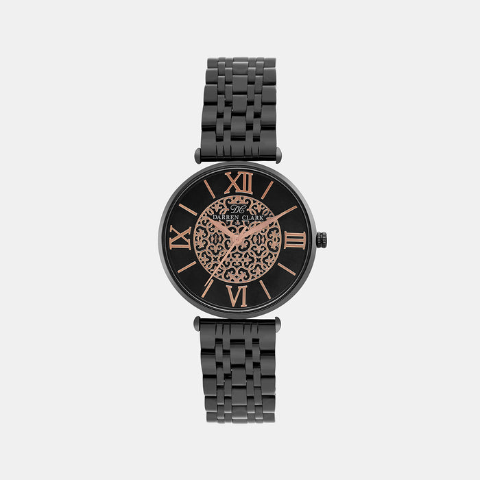 Darren Clark Round Black Analog watch