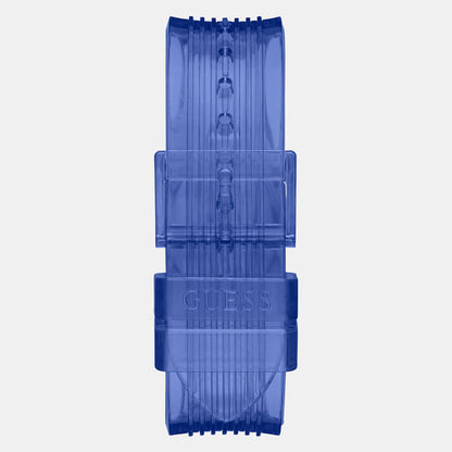 Guess Women Round Blue watch