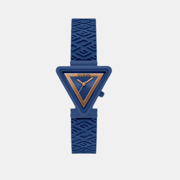 Guess Triangular Blue Analog watch