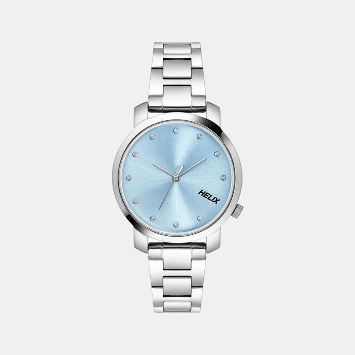 Helix Round Blue Analog watch