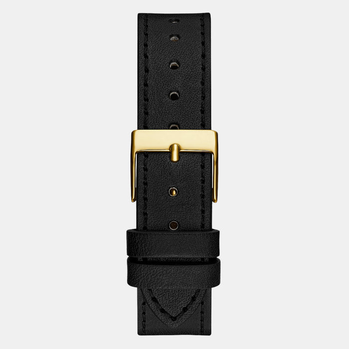 Women Quartz Champagne Dial Analog Leather Watch GW0548L3