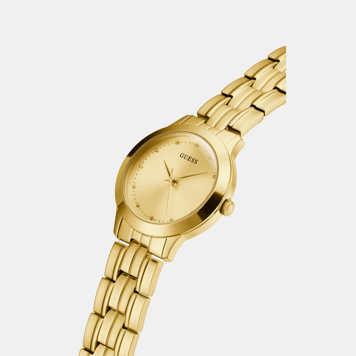 Guess Stainless Steel Round watch