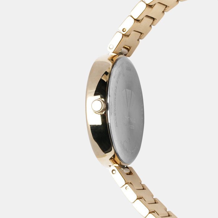 Mont Neo Women Round Gold watch