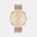 Calvin Klein Round Gold Analog watch