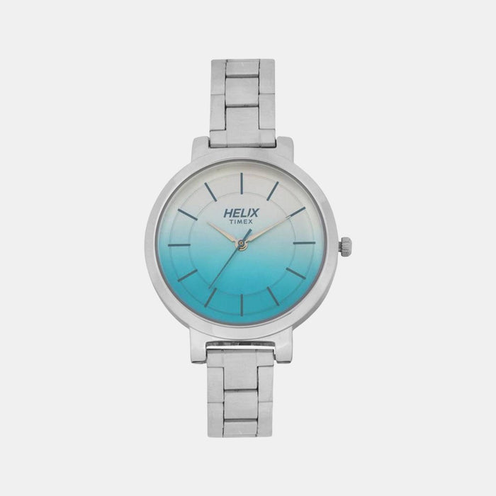 Helix Round Grey Analog watch