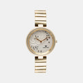 Women Quartz Silver Dial Analog Stainless Steel Watch 7504B-M2203