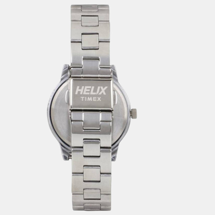 Helix Stainless Steel Round watch