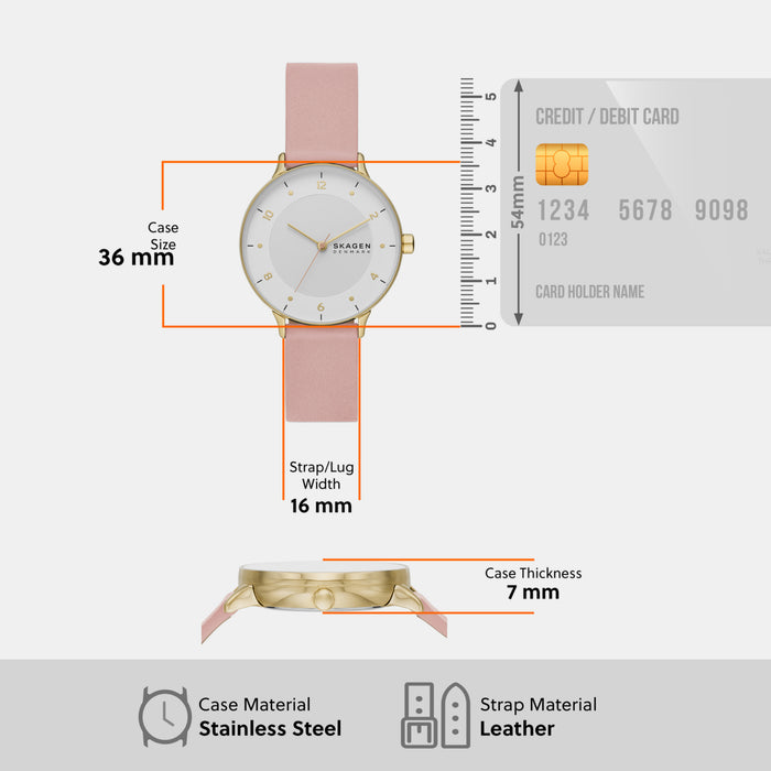 Skagen Stainless Steel Round watch