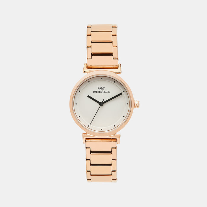 Darren Clark Round White Analog watch